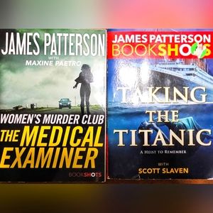 NWT 2 JAMES PATTERSON "BOOKSHOTS"